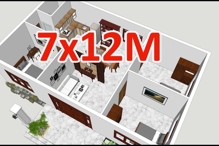 Gợi Ý Bố Trí Nhà Cấp 4 7X12M 3 Phòng Ngủ Đơn Giản Đẹp - Youtube